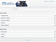 Tablet Screenshot of levna-autodiagnostika.cz